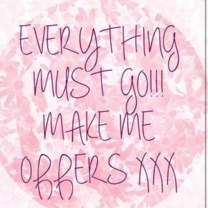 Make me an offer ! Downsizing closet !